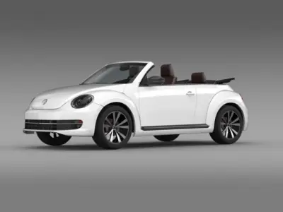 VW Beetle Cabrio sport 3D model
