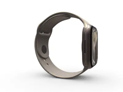 Apple Watch Series 9 Gold 3D model