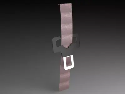 Car Seat Belt 3D model