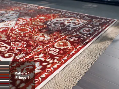 Unreal Engine Carpet Builder Low-poly 3D model