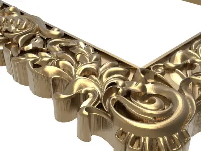 Carved Picture Frame 3D model 33