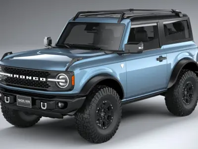 Bronco Badlands 2-door 2021 3D model