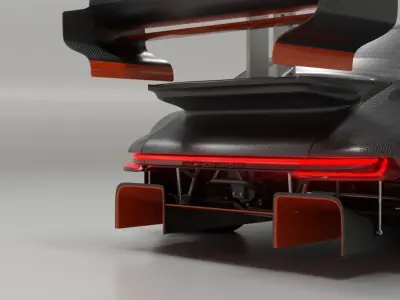 Porsche 911 1980 pikes peak wide body 3D model