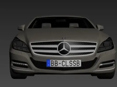 Mercedes Benz CLS Sooting Brake 2013 Model 3D model