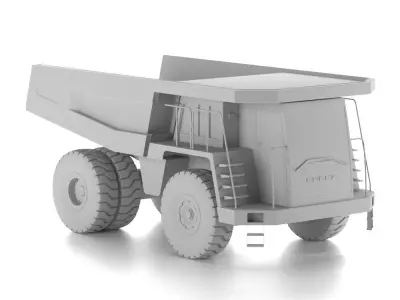 mining truck toy 3D model