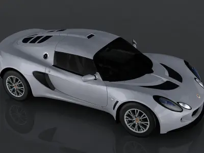 Lotus Exige Cup 240 Low-poly 3D model