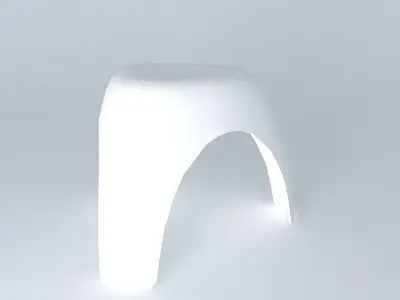 Elephant Stool Free 3D model