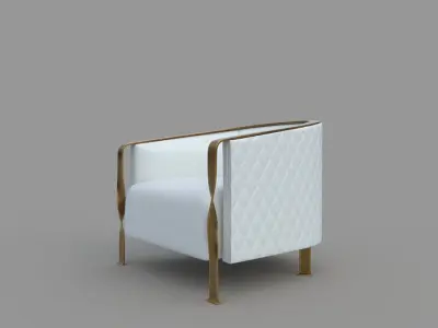 Lounge Arm Chair 3D model