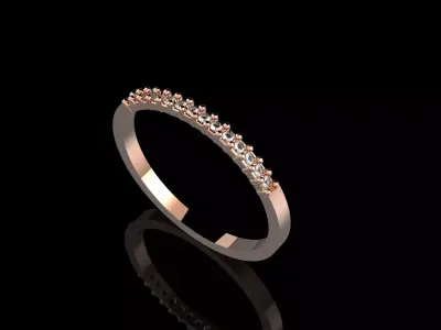 Light Diamond Ring 3D Print Model 3D print model