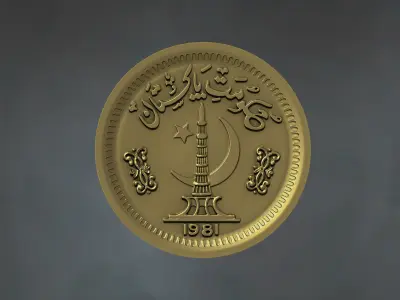 Antique Coin Relief 3D print model Free 3D print model