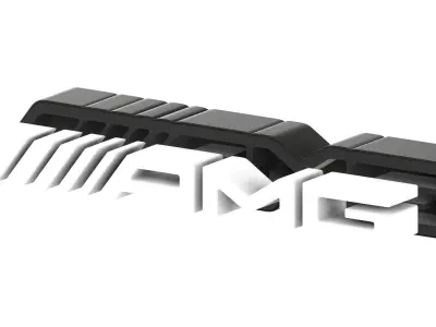 Mercedes Benz and AMG Stand Logo  3D print model