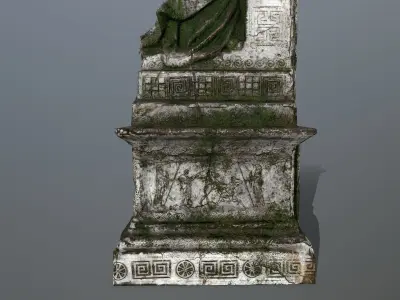 statue 1 Low-poly 3D model