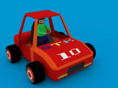 Dune buggy Free 3D model