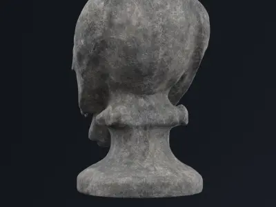 Owl Statue Low-poly 3D model purchase