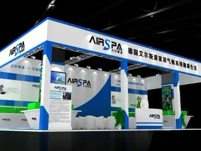 Booth - Area - 12X6-3DMAX2009-016 3D model