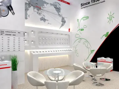 Showroom - Area -6X6-3DMAX2009-025 3D model
