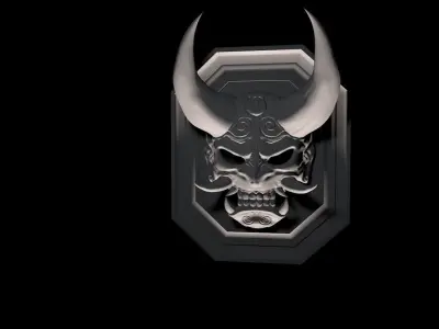Oni mask 3D print model