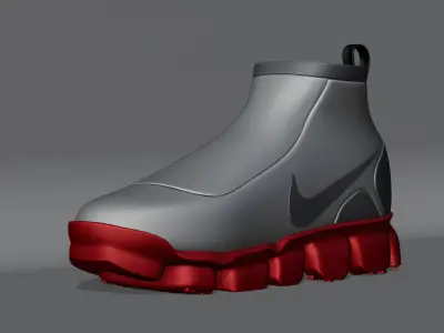 Nike vapor mars - Orange 3D model