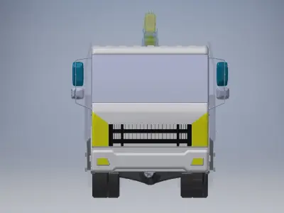 Truck mount Crane  3D model