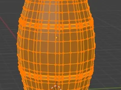 LowPoly Barrel Game Ready Free low-poly 3D model