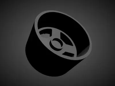 Rotiform RBQ scalable and Printable rim 3D print model