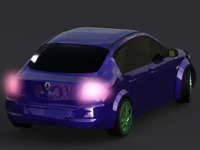 Car model for quick use 3D model