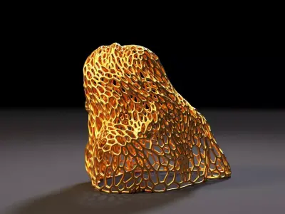 Ozzy Osbourne Voronoi 3D print model