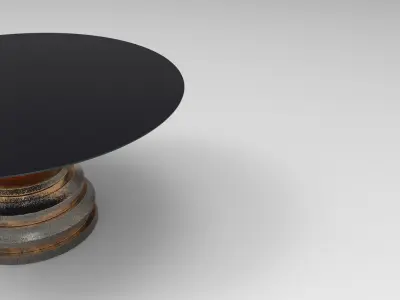 Osus Side Table Low-poly 3D model
