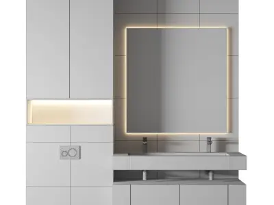 Luxury Bathroom 233 3D model