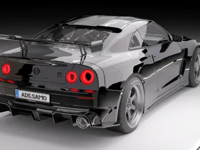 Nissan - GTR Skyline 2023 Concept 3D model