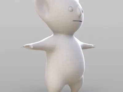 Cartoon Koala 3D model