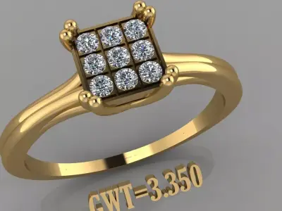FASION RING 3D model 23