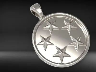 Unites States Air Force General of the Air Force Pendant 3D print model