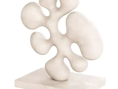 Abstract Art Stone Sculpture 3D model