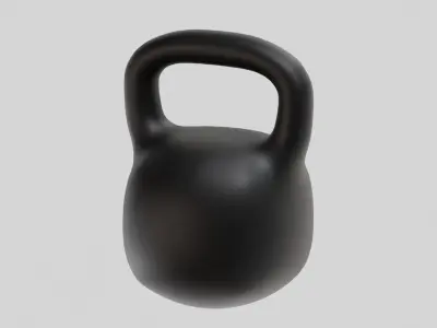 Kettlebell Low-poly 3D model