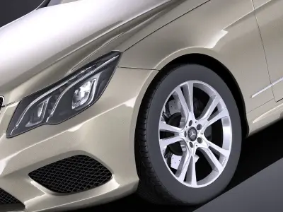 Mercedes-Benz E-class Cabriolet 2015 VRAY 3D model