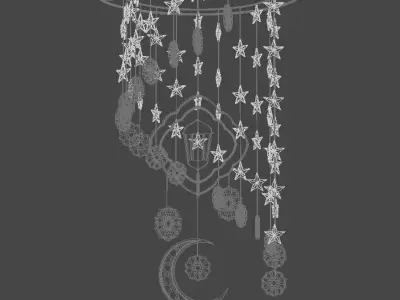 Ramadan Hanging Decoration 3D model