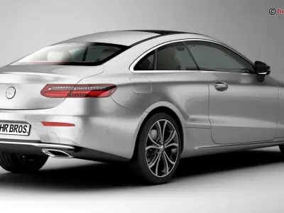 Mercedes E Class Coupe 2017 3D model