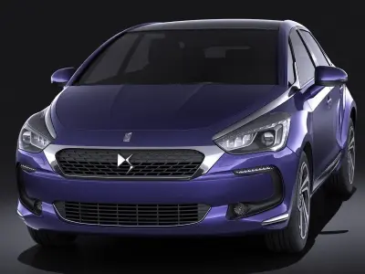 Citroen DS5 2016 VRAY 3D model