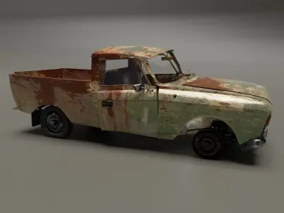 old car1 3D model
