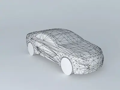 NEG car Template Free 3D model