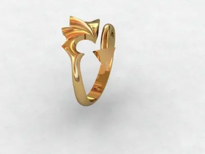 arrow ring 3D print model