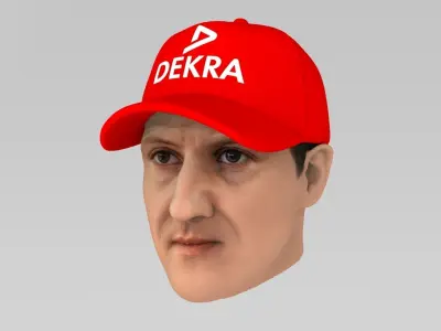Michael Schumacher 3D model