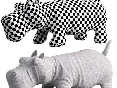 hippopotamus 3D model