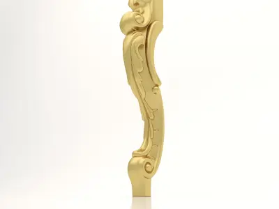 Cnc Furniture Leg 6 3D model