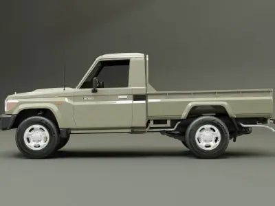 LAND CRUISER PICKUP - Beige 3D model