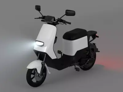 Yadea DE3 Electric Scooter moto vehicle bike 3D model