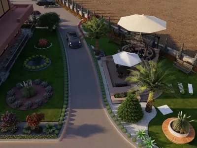Luxury Render-ready low poly model Low-poly 3D model