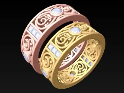 Wedding Rings - N119420 3D print model