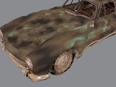 WRECK CAR 4 3D model